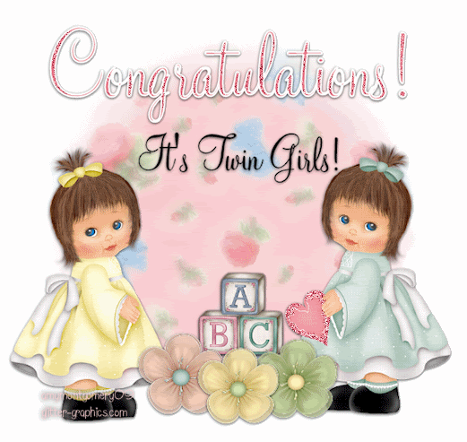 Congratulations it's twin Girls!
