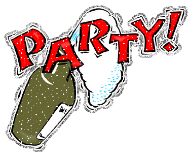 Party Alcohol Glitter Graphic