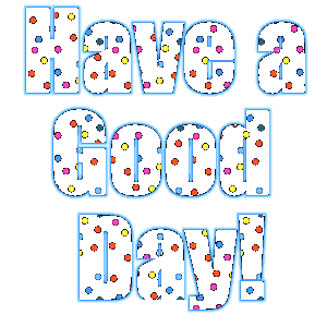 Colourful Good Day graphic