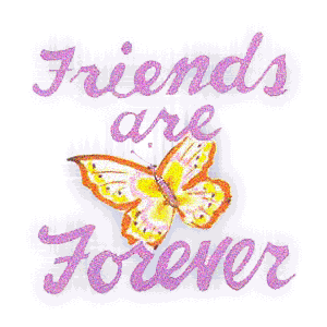 Friends Forever With butterfly Graphic