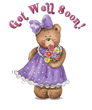 get well soon teddy bear drawing