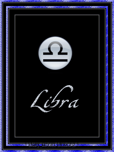 Libra Zodiac Graphic - DesiGlitters.com