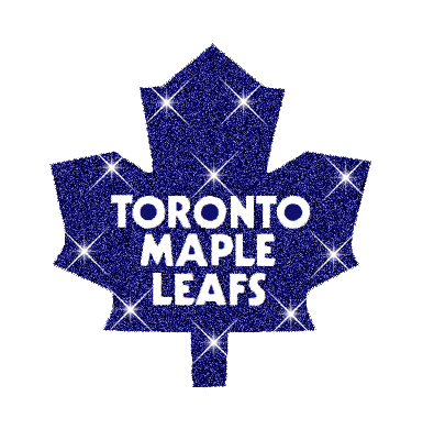 Toronto Maple Leafs Logo Glitter