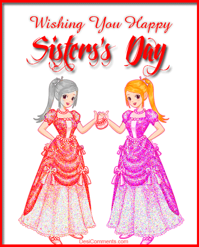 Preeti Sisters Wishing You Happy Sister's Day-DG123176