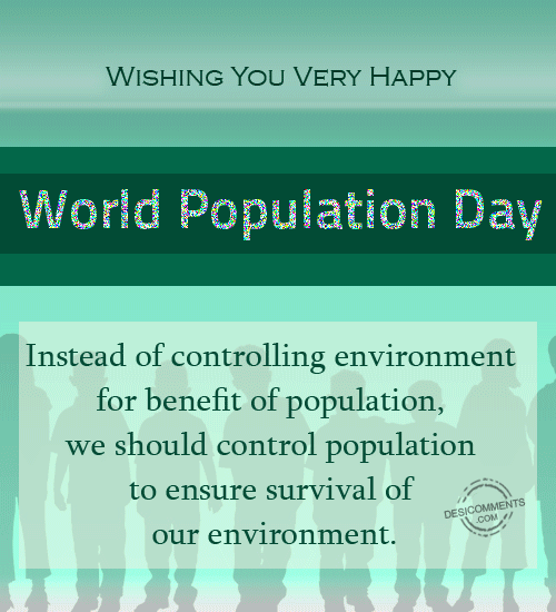 Wishing You Very Happy Population Day-DG123373