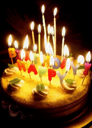 Happy Birthday Dear With Cake