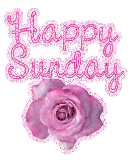 Happy Sunday Rose Glitter