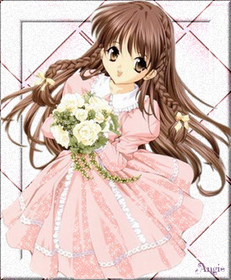 Anime In Beautiful Dress