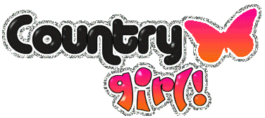 Country Girl Butterfly Image