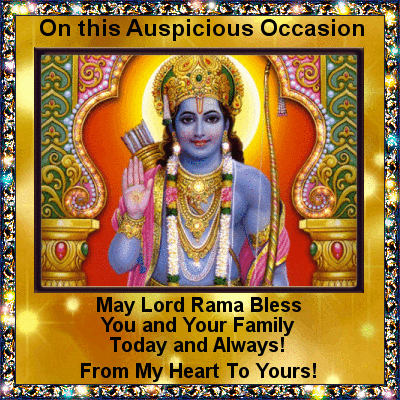 On This Auspicious Occasion May Lord Rama Bless You