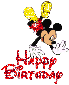 Happy Birthday With Mickey Mouse