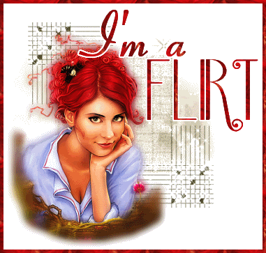 I’m A Flirt Girl Graphic
